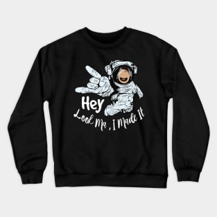 Funny Funk Space Astronaut Crewneck Sweatshirt